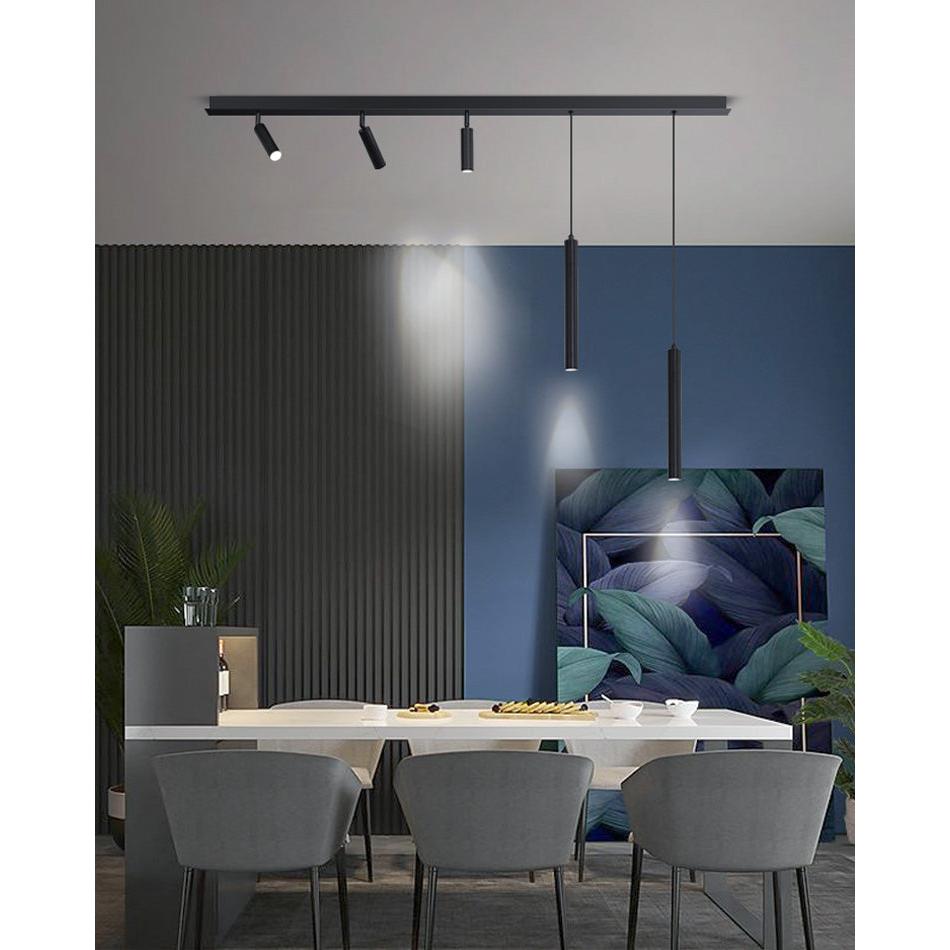 Led Spotlu Boru Sarkıt Avize