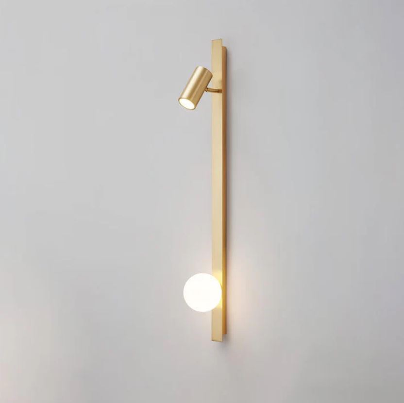 Led Spotlu Uzun Cam Aplik-Aplik-Tarz Aydınlatma-Açık Eskitme-NowShopFun