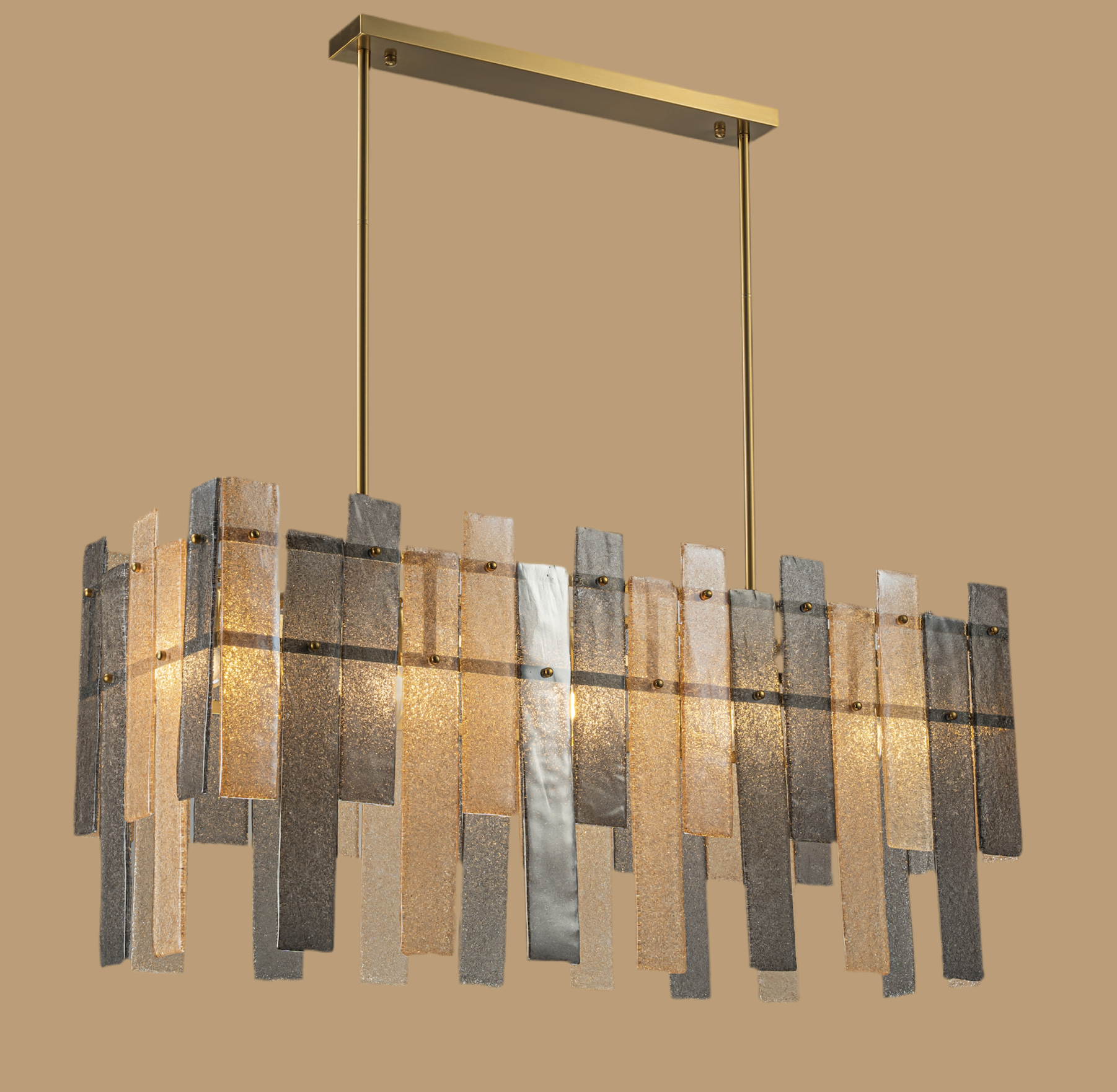 Leiden Camlı Masaüstü Avize-Avize-Atolye Store-90 cm Masa Üstü-NowShopFun