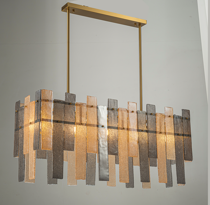 Leiden Camlı Yuvarlak Avize-Avize-Atolye Store-90 cm Masa Üstü-NowShopFun
