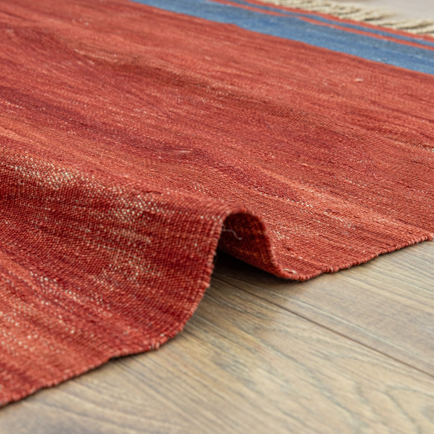 Lemi Kırmızı El Dokuma Kilim 110X161 Cm