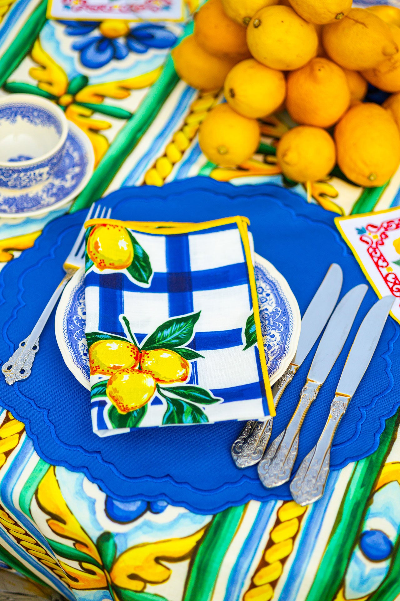 Lemon Chello Masa Örtüsü