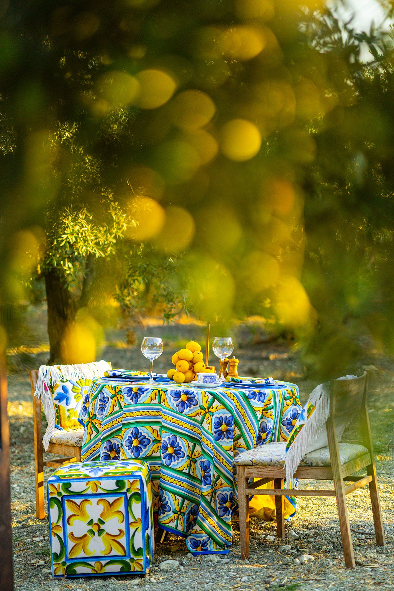Lemon Chello Masa Örtüsü