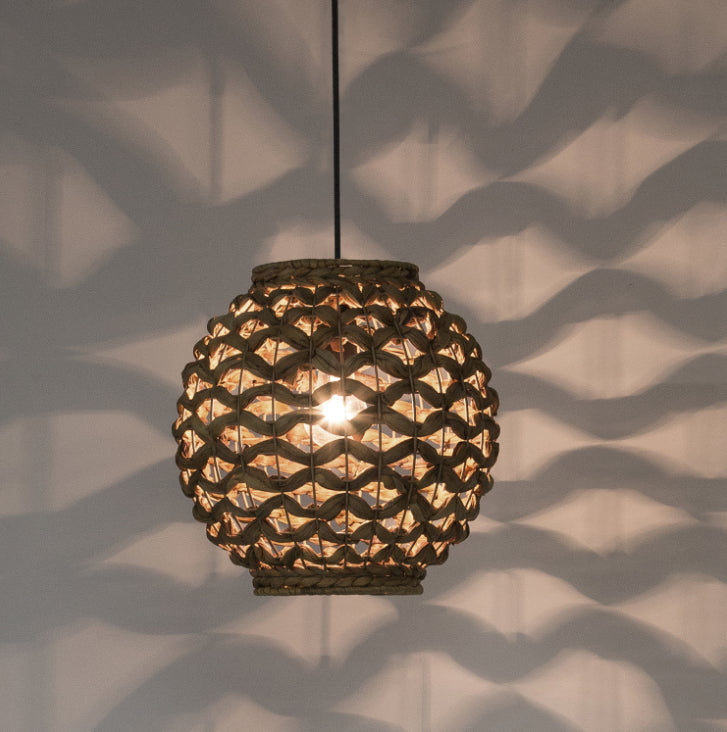 Lennis Sarkit 1l Natural-Raffia Ø30x180 Cm Led 1xe27