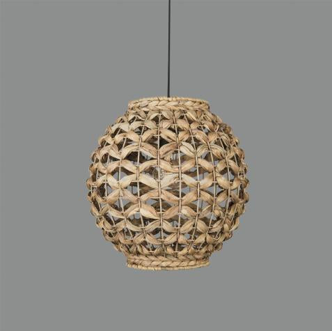 Lennis Sarkit 1l Natural-Raffia Ø30x180 Cm Led 1xe27