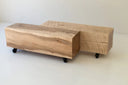LENTO Masif Akçaağaç İkili Kütük Sehpa-Orta Sehpa-Innature Home-NowShopFun