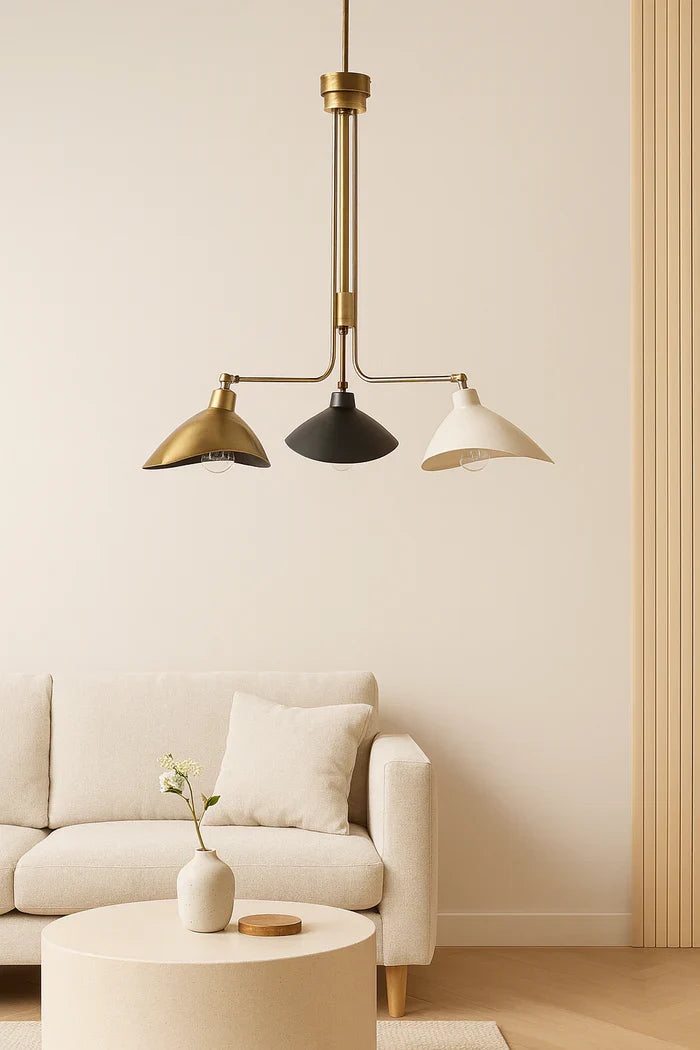 Leo İSkandinav Tarzı 3 Kollu Avize