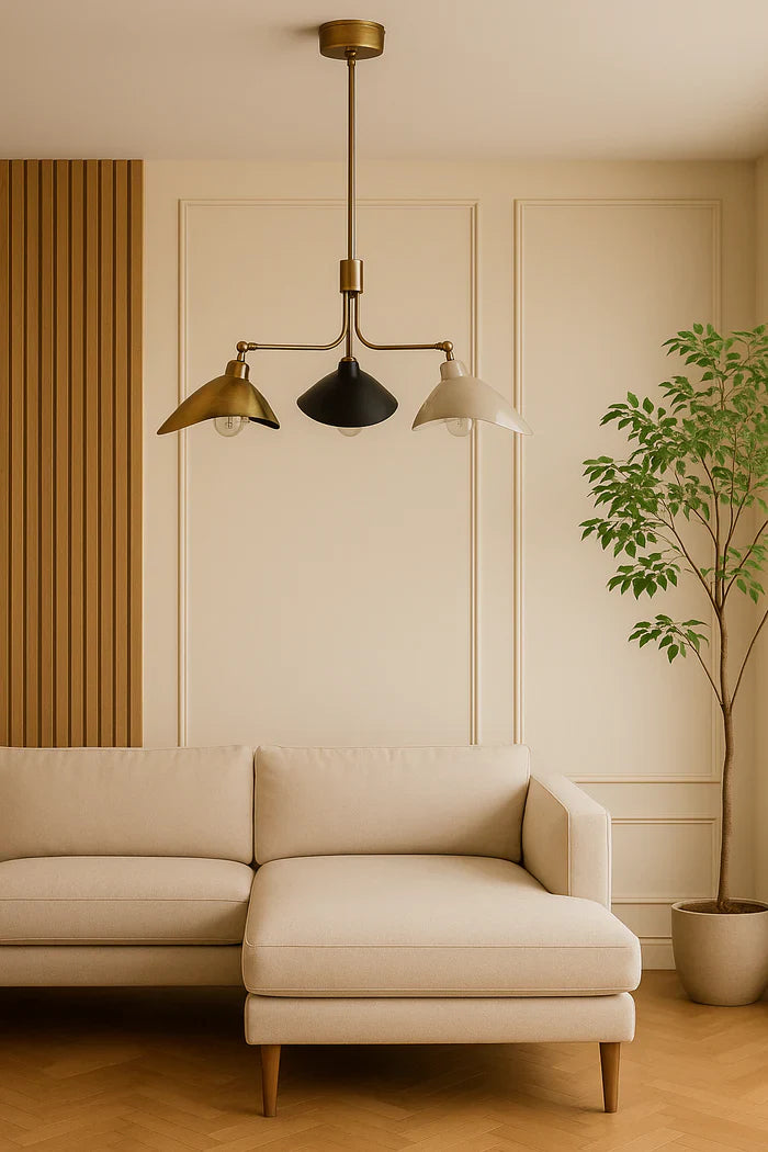 Leo İSkandinav Tarzı 3 Kollu Avize