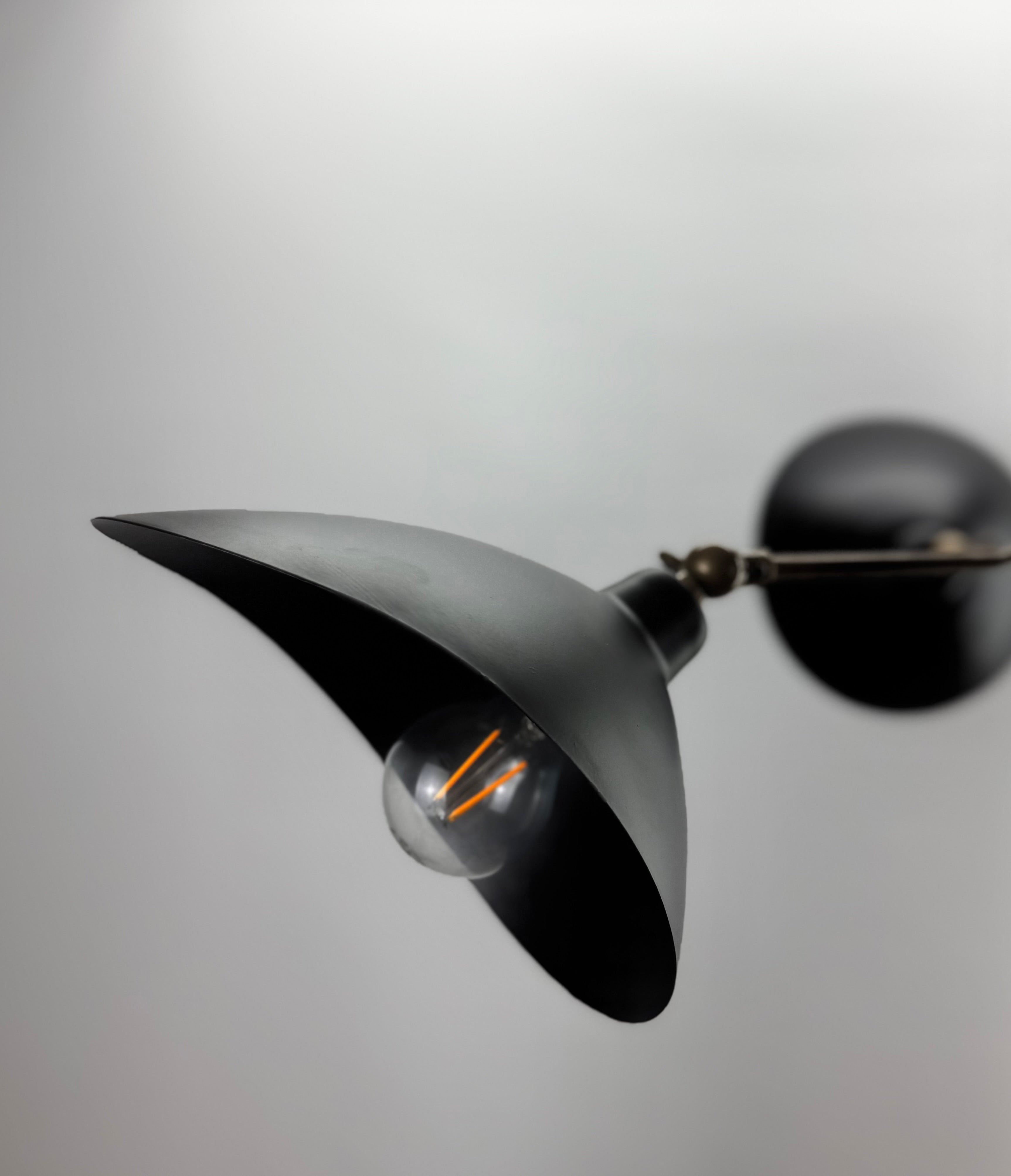 Leo İSkandinav Tarzı 3 Kollu Siyah Avize