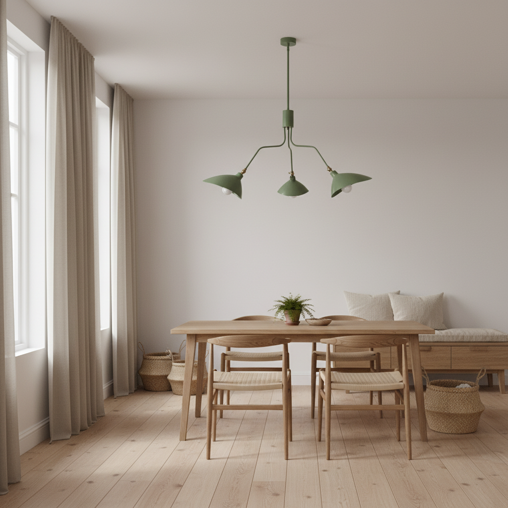 Leo Mare Green 3 ‘lü Modern Avize