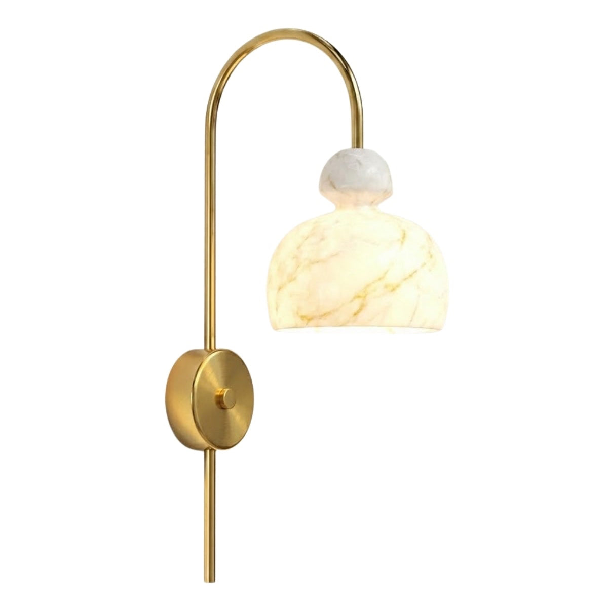 Leravia Modern Mermer Başlıklı Duvar Apliği-Aplik-Ronisu Aydınlatma-Eskitme-NowShopFun