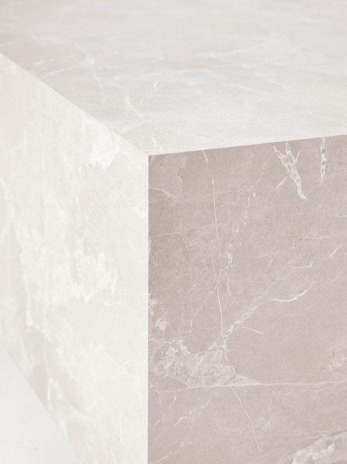 Lesley Mermer Görünümlü Sehpa, InNature Home - Bej-Oturma Odası > Sehpa > Orta Sehpa,En Yeniler-INNATURE-NowShopFun