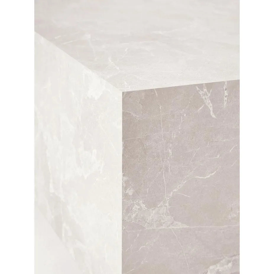 Lesley Mermer Görünümlü Sehpa, InNature Home - Bej-Oturma Odası > Sehpa > Orta Sehpa,En Yeniler-INNATURE-NowShopFun