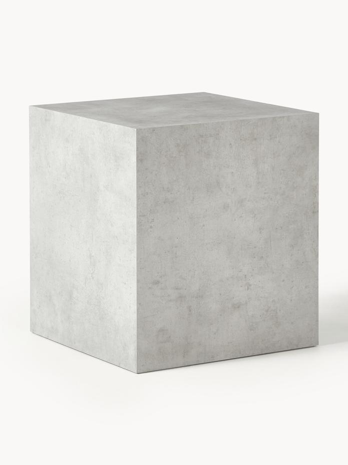 Lesley Mermer Görünümlü Yan Sehpa, Çok Amaçlı - InNature Home - Gri-Oturma Odası > Sehpa > Yan Sehpa-INNATURE-NowShopFun