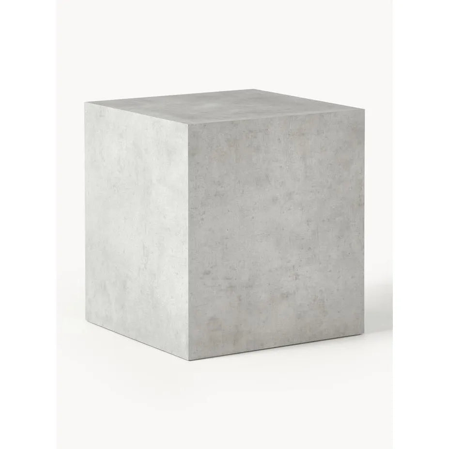 Lesley Mermer Görünümlü Yan Sehpa, Çok Amaçlı - InNature Home - Gri-Oturma Odası > Sehpa > Yan Sehpa-INNATURE-NowShopFun