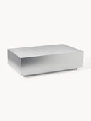 Lesley Modern Metal Görünümlü Dikdörtgen Orta Sehpa 120 cm