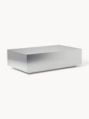 Lesley Modern Metal Görünümlü Dikdörtgen Orta Sehpa 120 cm