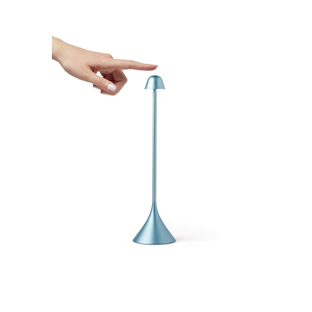 Lexon Steli Bell Led Masa Lambası Açık Mavi