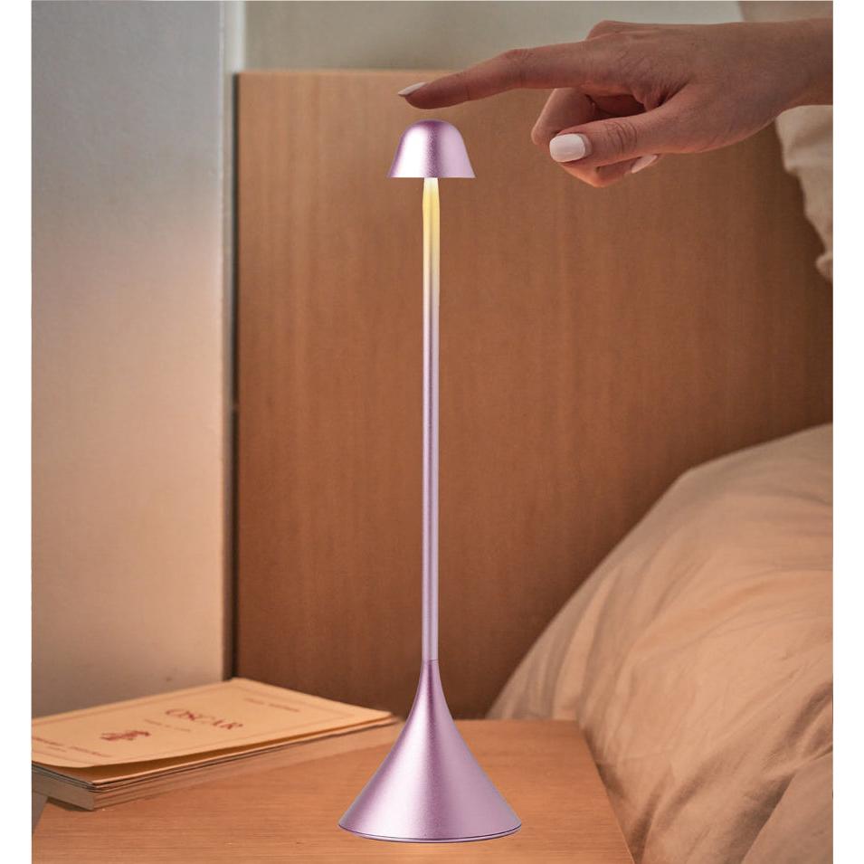 Lexon Steli Bell Led Masa Lambası Pembe