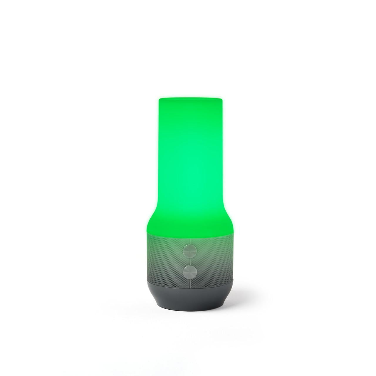 Lexon Terrace + Led Lamba-Bt Hoparlör- Powerbank Metalik Gri