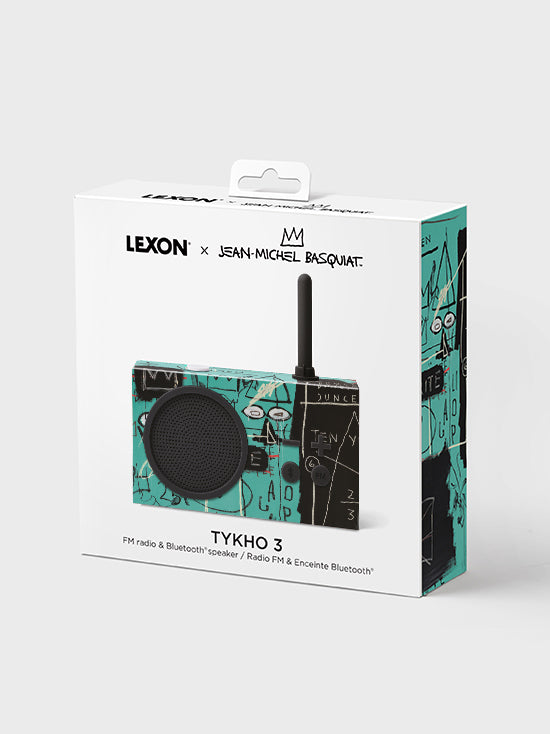 Lexon Tykho 3 Bluetooth Hoparlör ve Radyo X Jean-Michel Basquiat Pi-Hoparlör-Lexon-NowShopFun