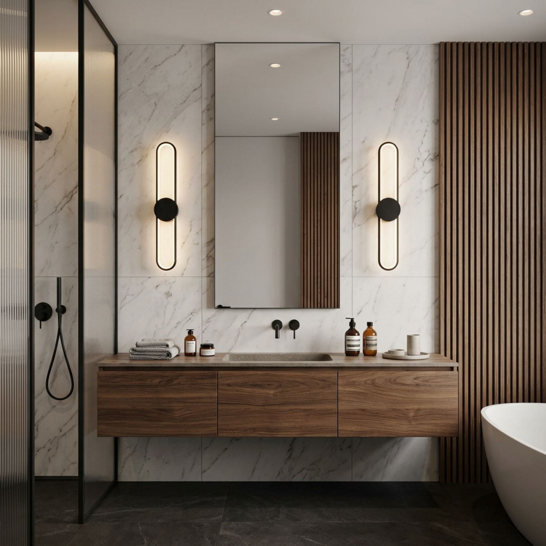 Lia Modern Led Aplik 80 Cm