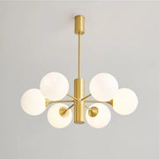 Altılı Buzlu - Opal Camlı Avize