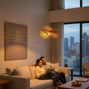 Luna Premium Rattan Sarkıt Avize