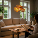 Luna Premium Rattan Sarkıt Avize