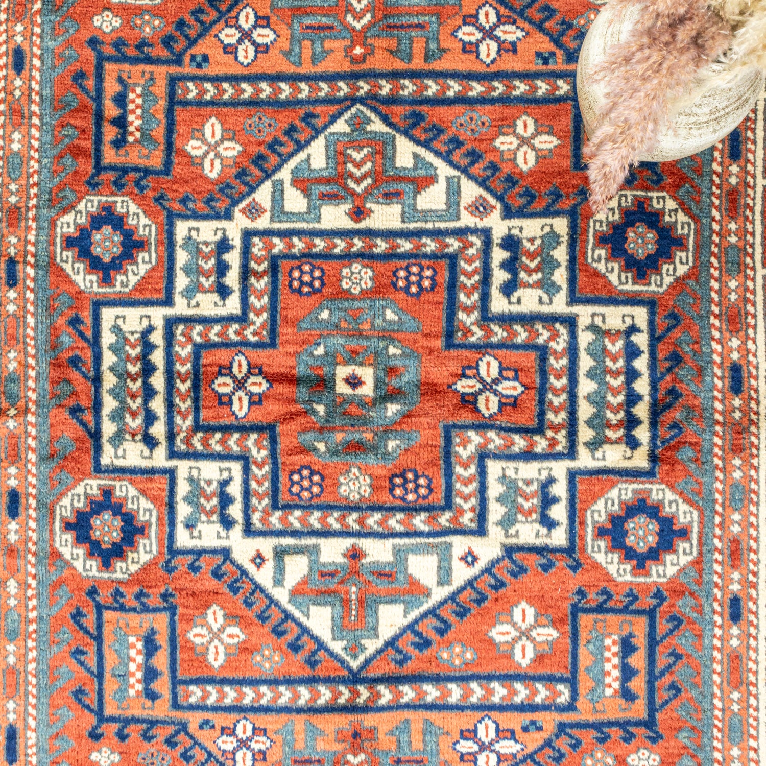 Likak El Dokuma Eski Bergama Halısı 168x222 cm