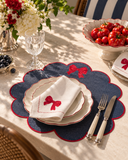Lili Amerikan Servis-Amerikan Servis-Mariaida Home-Bej/Kırmızı-NowShopFun