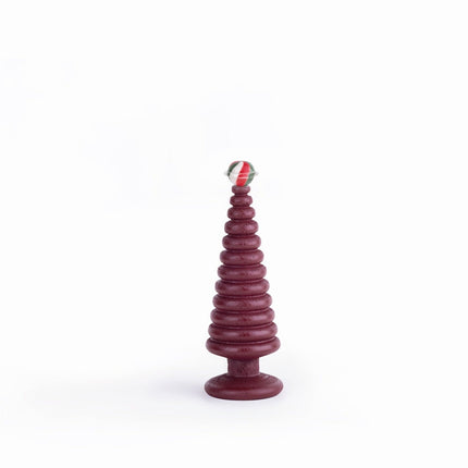 Lımıted Edıtıon Cedar Ahşap Yılbaşı Ağacı Seti-Dekoratif Ürün-ANANAS DESIGN + CRAFTS-Kırmızı-NowShopFun