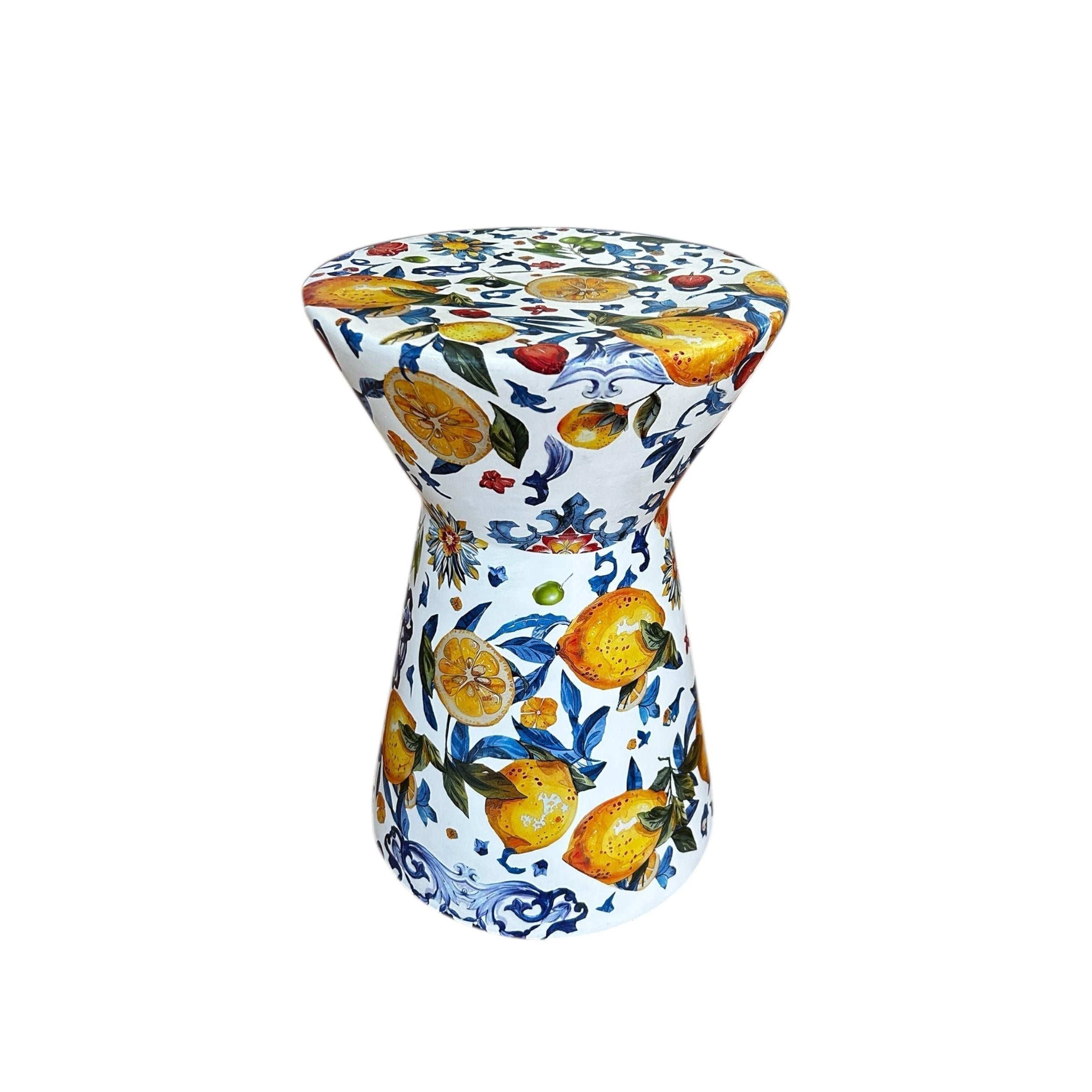 Limon Desen Koni Seramik Sehpa-SEHPALAR-Box Co Concept-NowShopFun