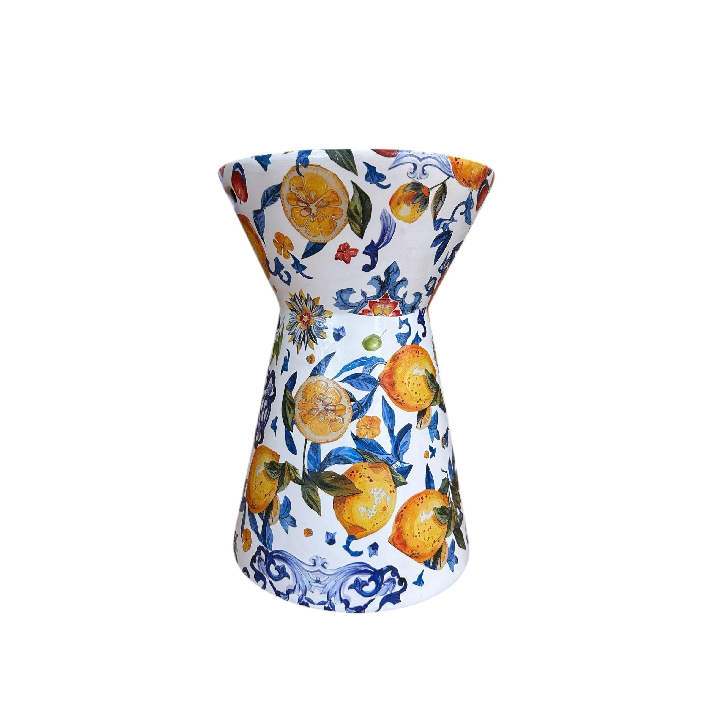 Limon Desen Koni Seramik Sehpa-SEHPALAR-Box Co Concept-NowShopFun