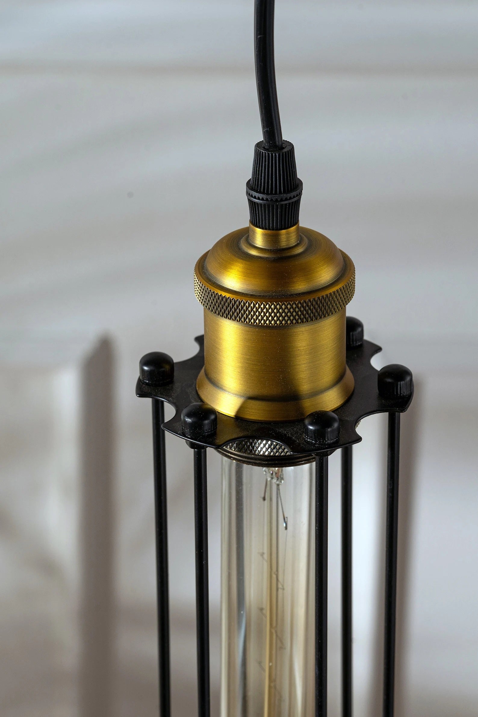 Line Cage Tüp Sarkıt Avize-Tavan Aydınlatması-livingstore-NowShopFun