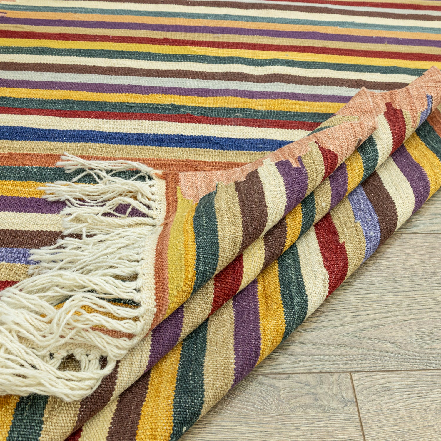 Liora Çubuk Tasarımlı Yün Kilim 114x177 cm