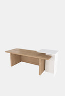 Lirik Masif Ahşap Orta Sehpa-Orta Sehpa-Muuf-Siyah-NowShopFun