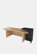 Lirik Masif Ahşap Orta Sehpa-Orta Sehpa-Muuf-Siyah-NowShopFun
