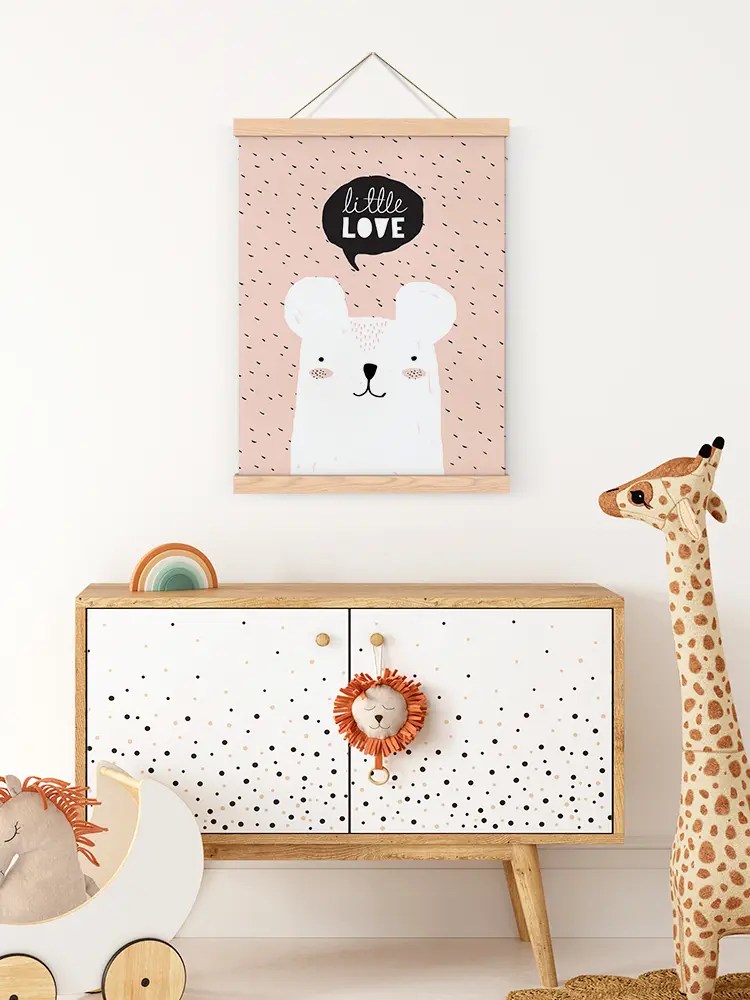 Little Love Çerçeveli Poster