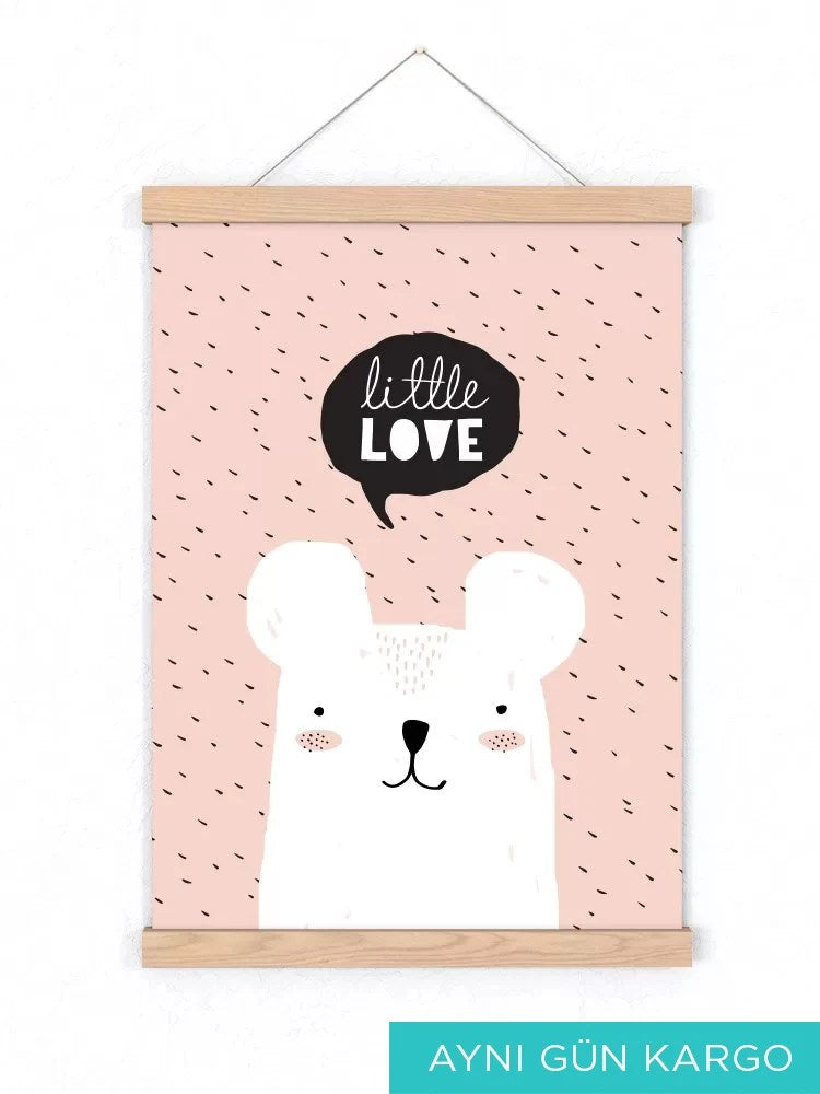 Little Love Çerçeveli Poster