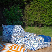 Livingstore Belize I Lounger + Pouf | Modern and Elegant Pool &amp; Beach Bed
