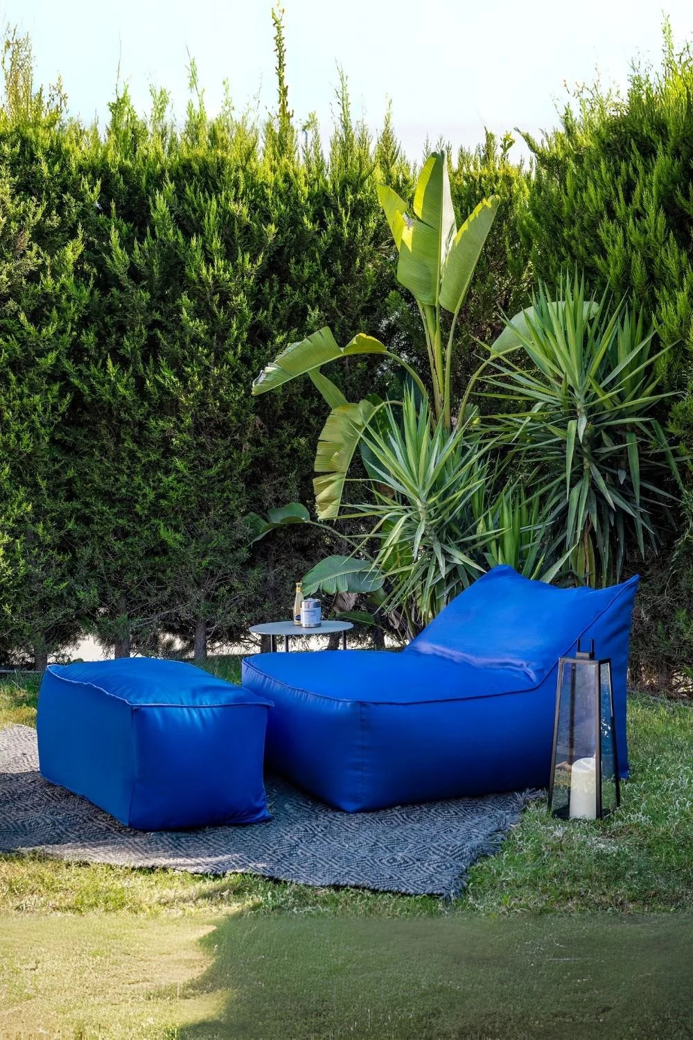 Livingstore Belize I Lounger + Puf | Modern ve Zarif Havuz & Deniz Yatağı