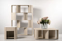 Round Raf Heykelsi Modern Metal Kitaplık - nowshopfun