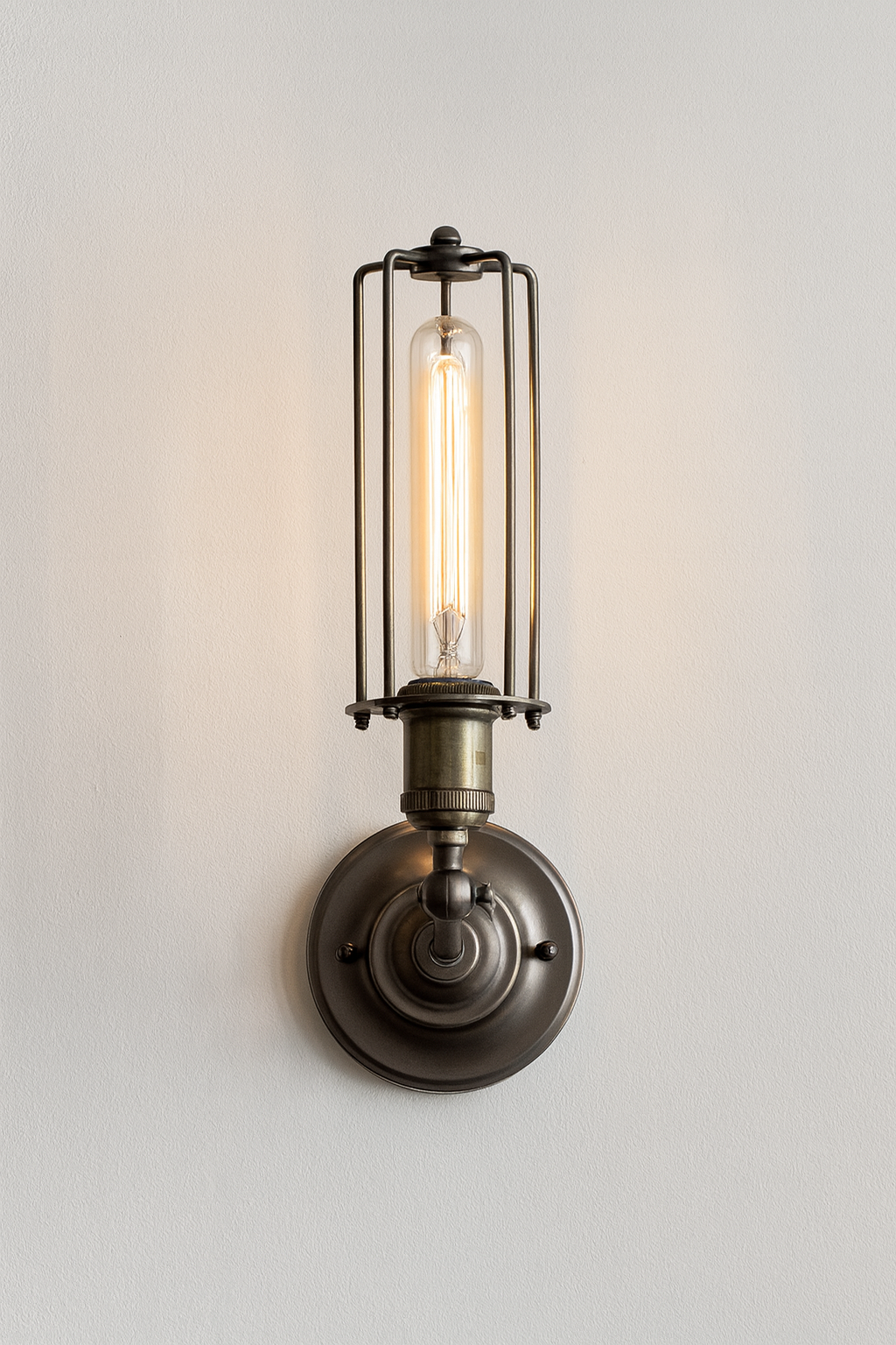 Loft Tarzı Vintage Ampullü Aplik