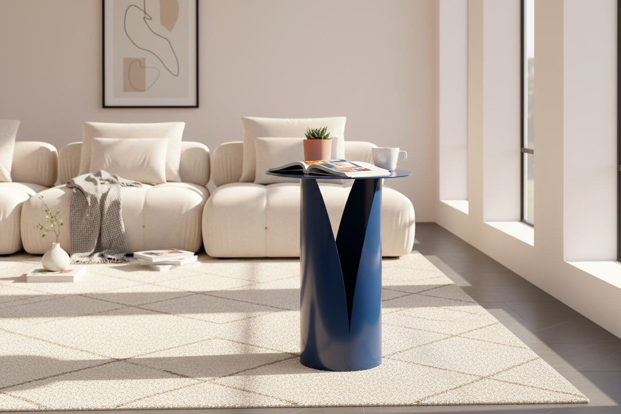 Lola Metal Sehpa Lacivert-Yan Sehpa-Pinot Interior-NowShopFun