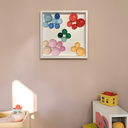 Lolliframe Carnival Duvar Dekoru 32x32 cm | Renkli Modern Duvar Aksesuarı / Lolliframe Carnival Duvar Dekoru – 32x32 cm