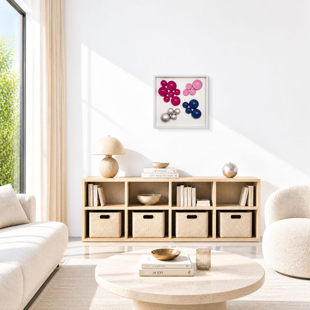 Lolliframe Metallic Duvar Dekoru 32x32 cm | Modern Metalik Duvar Tasarımı / Lolliframe Metallic Duvar Dekoru – 32x32 cm
