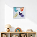 Lolliframe Soft Duvar Dekoru 32x32 cm | Pastel ve Nötr Duvar Tasarımı / Lolliframe Soft Duvar Dekoru – 32x32 cm