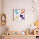 Lolliframe Soft Duvar Dekoru 32x32 cm | Pastel ve Nötr Duvar Tasarımı / Lolliframe Soft Duvar Dekoru – 32x32 cm