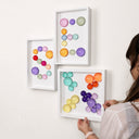 Lolliframe Soft Duvar Dekoru 32x32 cm | Pastel ve Nötr Duvar Tasarımı / Lolliframe Soft Duvar Dekoru – 32x32 cm
